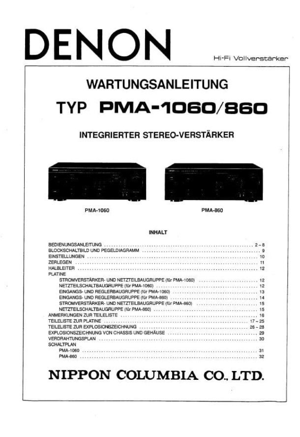 PMA-1060, PMA-860